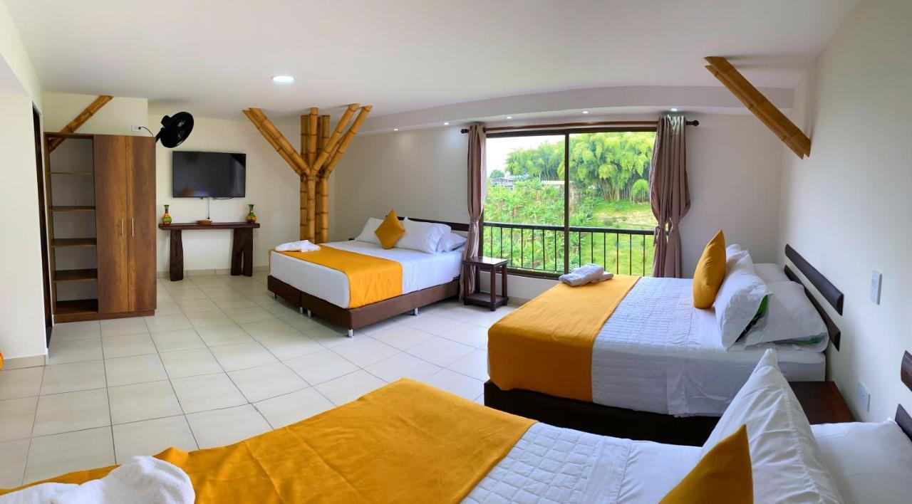 La Victoria Hotel Campestre Quimbaya Exteriör bild